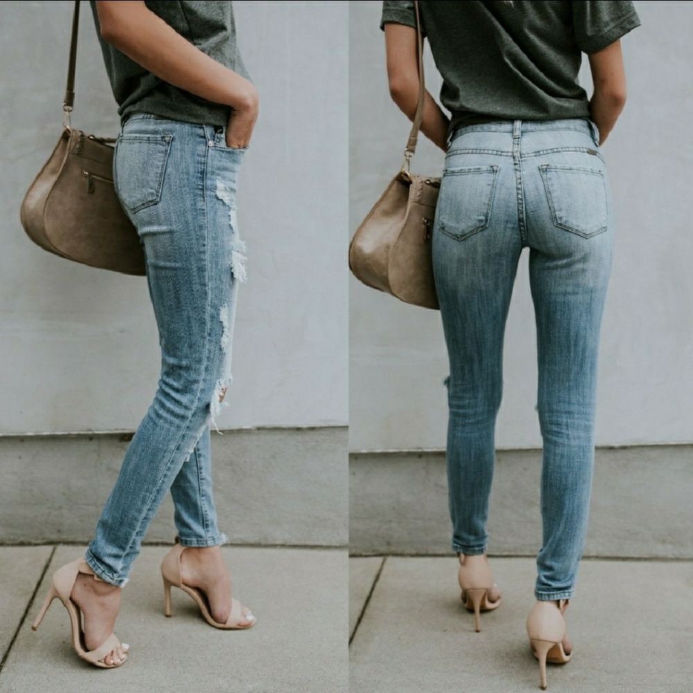 🎉❣HP❣🎉Kancan //Distressed Skinny Jeans - Picture 3 of 7